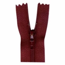 9" Closed-End Zipper - Wine-My Store