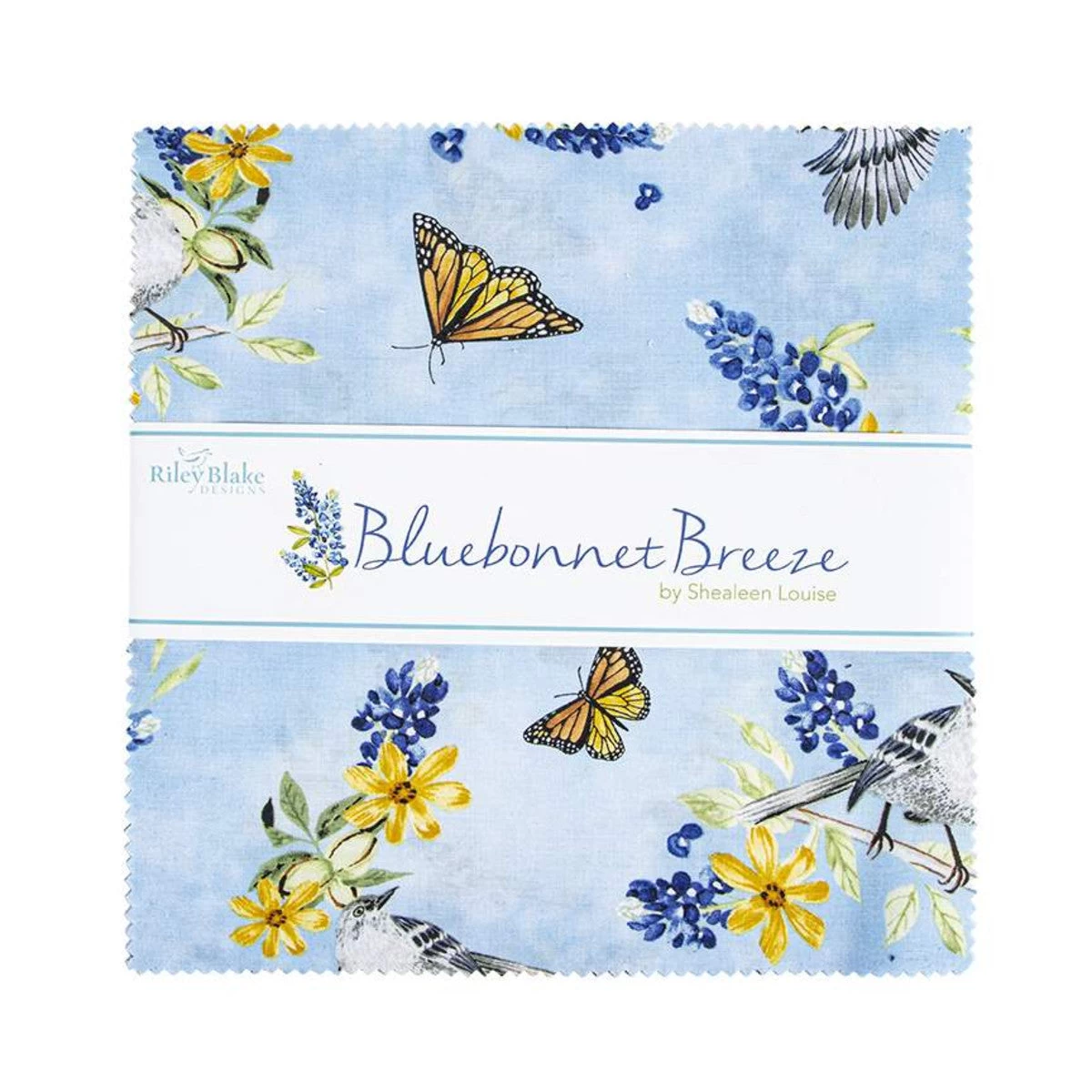 Bluebonnet Breeze (Riley Blake) - 10" Stacker-My Store 1 Bluebonnet Breeze (Riley Blake) - 10" Stacker-My Store