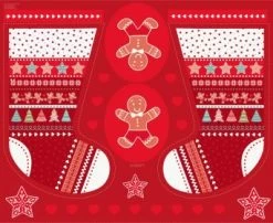 Gingerbread Season (Lewis & Irene) - Stocking Panel-My Store