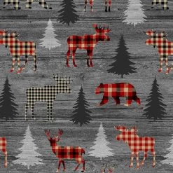 Rustic Journey (Benartex) - Maple Squares-My Store -My Fabric Store 1649 11