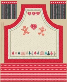 Gingerbread Season (Lewis & Irene) - Apron Panel-My Store