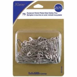 Klasse Nickel Plated Steel Safety Pins - 38mm-My Store