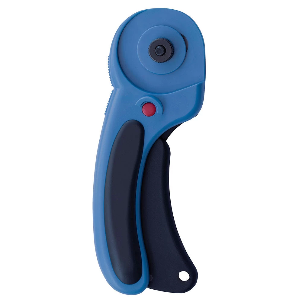 OLFA Deluxe Ergonomic Handle Rotary Cutter 45mm - Pacific Blue-My Store 2 OLFA Deluxe Ergonomic Handle Rotary Cutter 45mm - Pacific Blue-My Store - Image 2