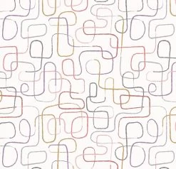 The Dreamer (Lewis & Irene) - Maple Squares-My Store -My Fabric Store A519.1 swirly strings on cream scaled da0fb39c fd22 46b8 a58a a8c9a8823584