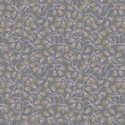 Enchanted (Lewis & Irene) - Maple Cake-My Store -My Fabric Store A544.1 Enchanted flowers on grey with gold metallic 8264ad56 9dd8 46ac 8527 7feb0bc79fc0
