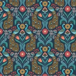 Wintertide (Lewis & Irene) - Maple Squares-My Store -My Fabric Store A582.3 copper metallic 1f25f597 7c87 4fe3 8a02 dfea9b88c5b6