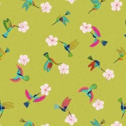 Hibiscus Hummingbird (Lewis & Irene) - Maple Squares-My Store 30 Hibiscus Hummingbird (Lewis & Irene) - Maple Squares-My Store -My Fabric Store A597.2 Scatteredhummingbirdsgreen 2 dd14eb8d 58b7 4b58 858a 4053c8a110e1