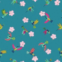 Hibiscus Hummingbird (Lewis & Irene) - Maple Squares-My Store 31 Hibiscus Hummingbird (Lewis & Irene) - Maple Squares-My Store -My Fabric Store A597.3 Scatteredhummingbirdsblue 2 228072cc aa50 40d2 af25 7a808090b78c