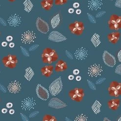 Broderi (Dashwood Studio) - 1/4 Quarter Meter-My Store -My Fabric Store BROD2191PETROL ca61912c 3015 4de3 9eea 6819f1bd8fce