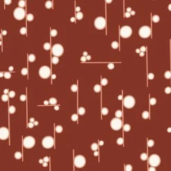 Broderi (Dashwood Studio) - 1/2 Quarter Meter-My Store -My Fabric Store BROD2195RUST