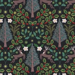 Yuletide (Lewis & Irene) - Yuletide Black With Metallic Gold-My Store