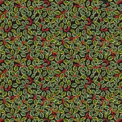 Yuletide (Lewis & Irene) - 1/2 Meter Bundle-My Store -My Fabric Store C103.3 Gold Metallic