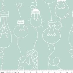 Coffee Chalk (Riley Blake) - Fat Quarter Bundle-My Store -My Fabric Store C11036 AQUA media 1 36d2e288 b19f 44e4 a920 78de804c23bb