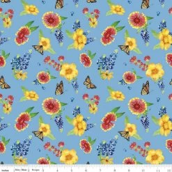 Bluebonnet Breeze (Riley Blake) - 10" Stacker-My Store 26 Bluebonnet Breeze (Riley Blake) - 10" Stacker-My Store -My Fabric Store C11642 SKY media 1