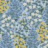 Camont Canvas - Rifle Paper Co. (Cotton+Steel) - Wildwood Garden Blue-My Store