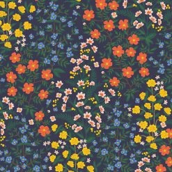 Camont Canvas - Rifle Paper Co. (Cotton+Steel) - Wildwood Garden Navy-My Store