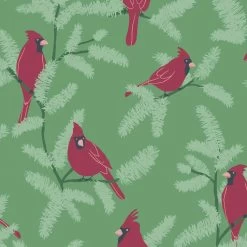 Wintry (Phoebe Fabrics) - Cardinal-My Store