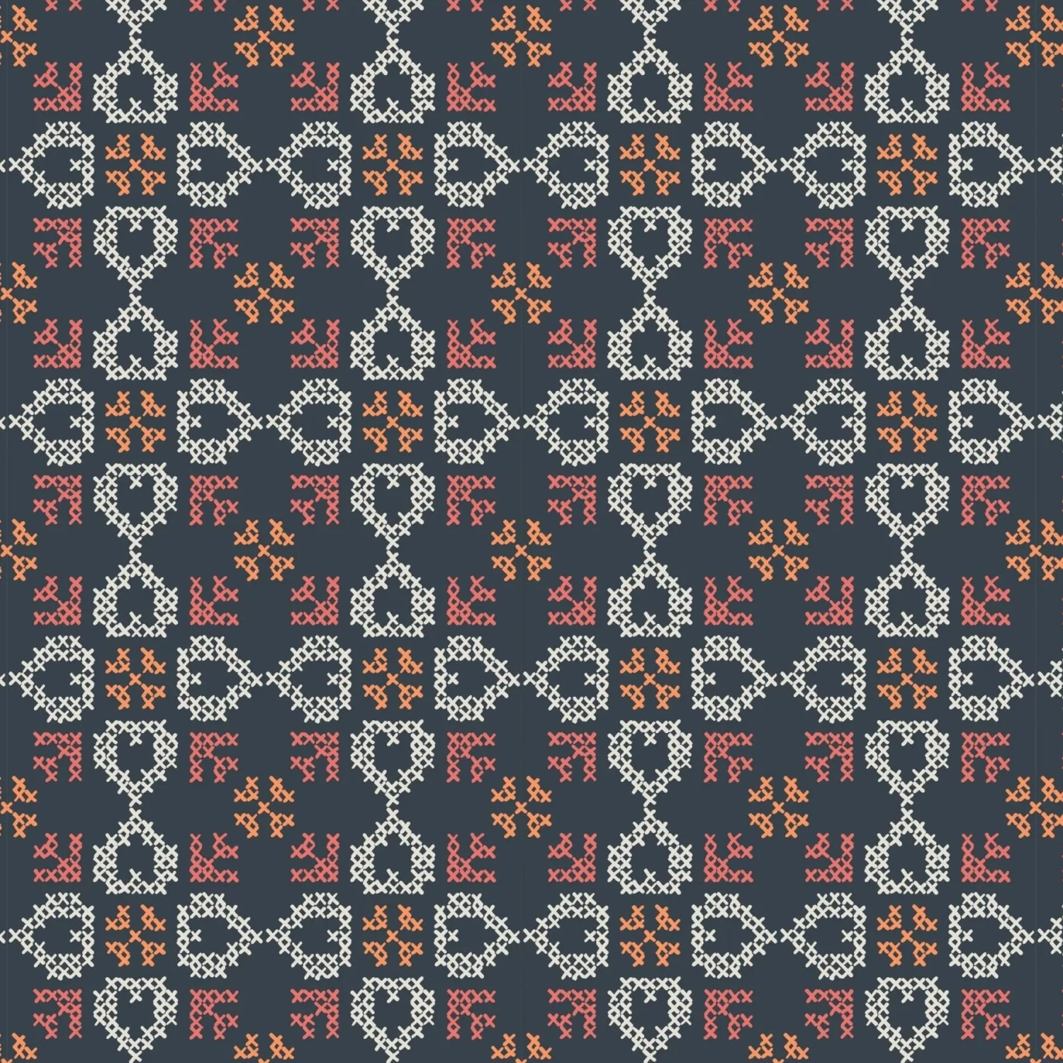 Folk Floral (Lewis & Irene) - Maple Squares-My Store 4 Folk Floral (Lewis & Irene) - Maple Squares-My Store - Image 4