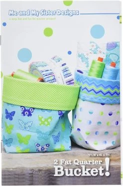 2 Fat Quarter Bucket (Me And My Sister Designs)-My Store