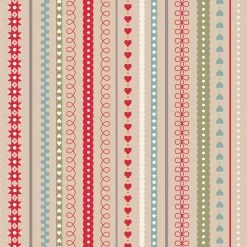 Gingerbread Season (Lewis & Irene) - Fat Quarter Bundle-My Store -My Fabric Store FestiveStripesButterscotch 3487ea18 e097 494b b53c 06446ac67cd9