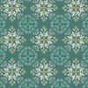 Majolica (Lewis & Irene) - Floral Tile Green-My Store