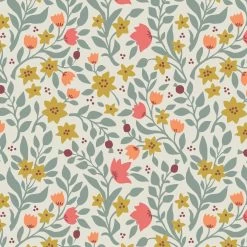 Folk Floral (Lewis & Irene) - Fat Quarter Bundle-My Store -My Fabric Store FolkFloralalloveroncream 8327b715 afd9 4924 8462 0205a184fb66