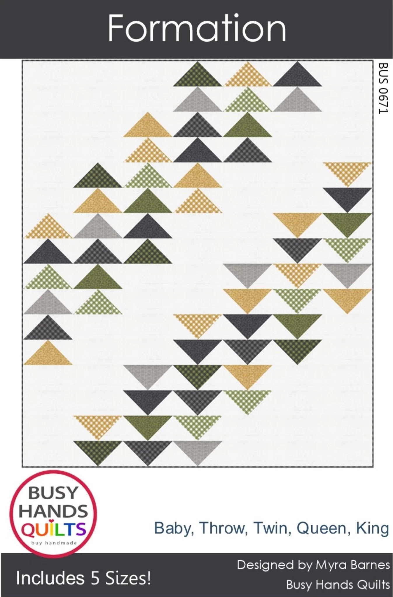 Formation Quilt Pattern (Busy Hands Quilts)-My Store 1 Formation Quilt Pattern (Busy Hands Quilts)-My Store