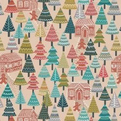 Gingerbread Season (Lewis & Irene) - Gingerbread Forest Light Butterscotch-My Store