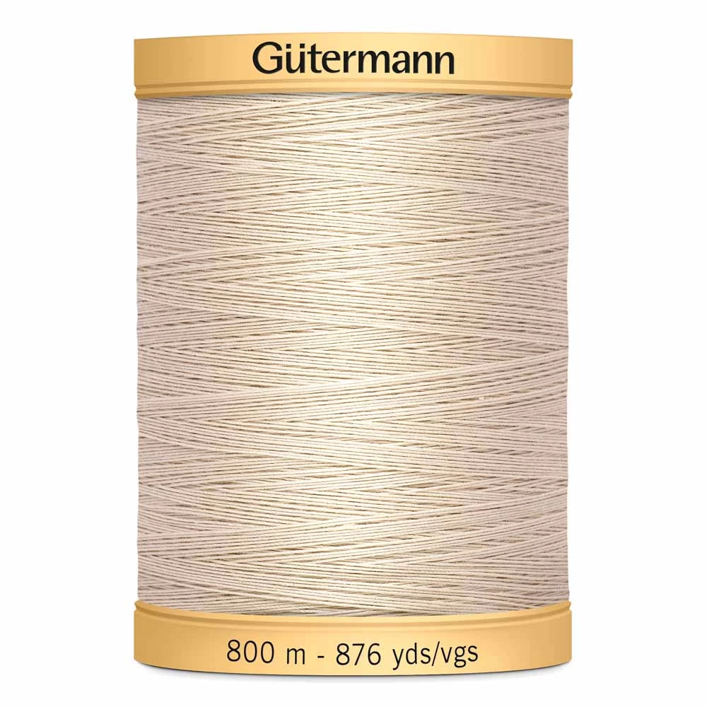 Gütermann Cotton 50wt Thread 800m - Light Gray-My Store 1 Gütermann Cotton 50wt Thread 800m - Light Gray-My Store