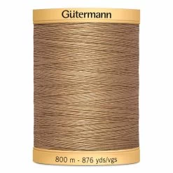 Gütermann Cotton 50wt Thread 800m - Taupe-My Store