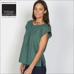 Slight Sleeve Top & Tunic Pattern (Indygo Junction)-My Store -My Fabric Store IJ1165E IndygoEssentials SlightSleeveTop TextileCreations side 1024x1024 20b9e977 3fcb 4a64 82c3 aed3e17be041