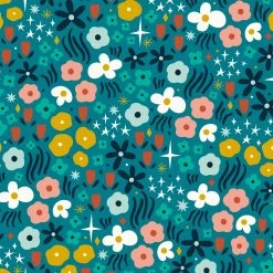 Magical Meadow (Dashwood Studio) - Small Floral Teal-My Store