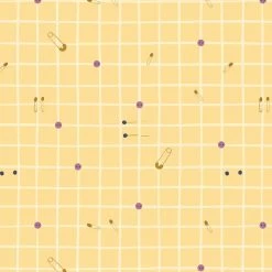 Ready Thready Sew! (Dear Stella) - 1/2 Meter Bundle-My Store -My Fabric Store STELLA D2183 CANARYcrop