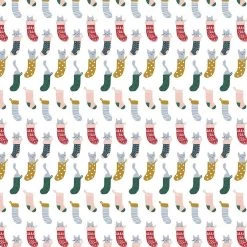 Sweater Weather (Dear Stella) - Kitty Stockings-My Store