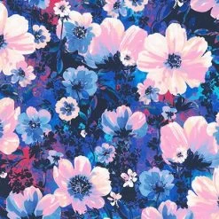 Wild Blue By Wishwell (Robert Kaufman) - Roll Up-My Store -My Fabric Store WELD 20244 235
