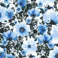 Wild Blue By Wishwell (Robert Kaufman) - Roll Up-My Store -My Fabric Store WELD 20244 75