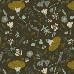 Canyon Springs (Cotton + Steel) - Canyon Poppy Storm Cloud Canvas-My Store