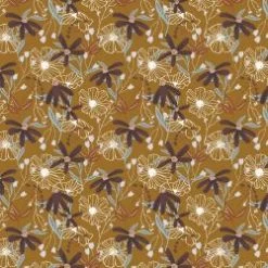 Wallflower (Cotton & Steel) - Maple Roll-My Store -My Fabric Store hj301mu3 blooms mustard 735e2a9b 79c6 4b86 81be eafa00ae8bc1