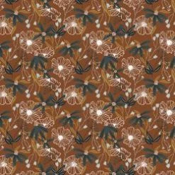 Wallflower (Cotton & Steel) - Maple Cake-My Store -My Fabric Store hj301um1 blooms umber f26fd87c 5efb 419d 802b c5f424ee22e0