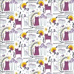 Glory (Cotton+Steel) - Maple Cake-My Store -My Fabric Store mc201du3 elsies cat dusk