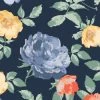 Summer Rose (RJR Fabrics) - Lorraine Midnight-My Store