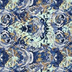 I Must Have Flowers (RJR Fabrics) - Daybreak Cosmic Cobalt-My Store