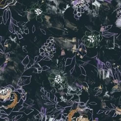 I Must Have Flowers (RJR Fabrics) - 1/2 Meter Bundle-My Store -My Fabric Store rj3301mi3 where flowers bloom mineral