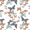 Butterflies In The Garden (RJR Fabrics) - Traveling Butterflies Cinnamon Spice-My Store