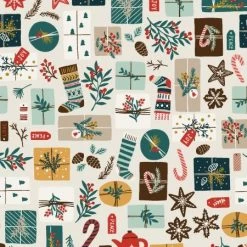 Merry Memories (RJR Fabrics) - Opening Presents Ivory-My Store