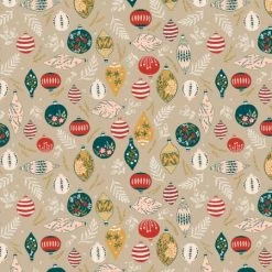 Merry Memories (RJR Fabrics) - Deck The Trees Cookie Dough-My Store