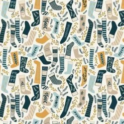 Merry Memories (RJR Fabrics) - Pleasant Surprises Blue Teal-My Store